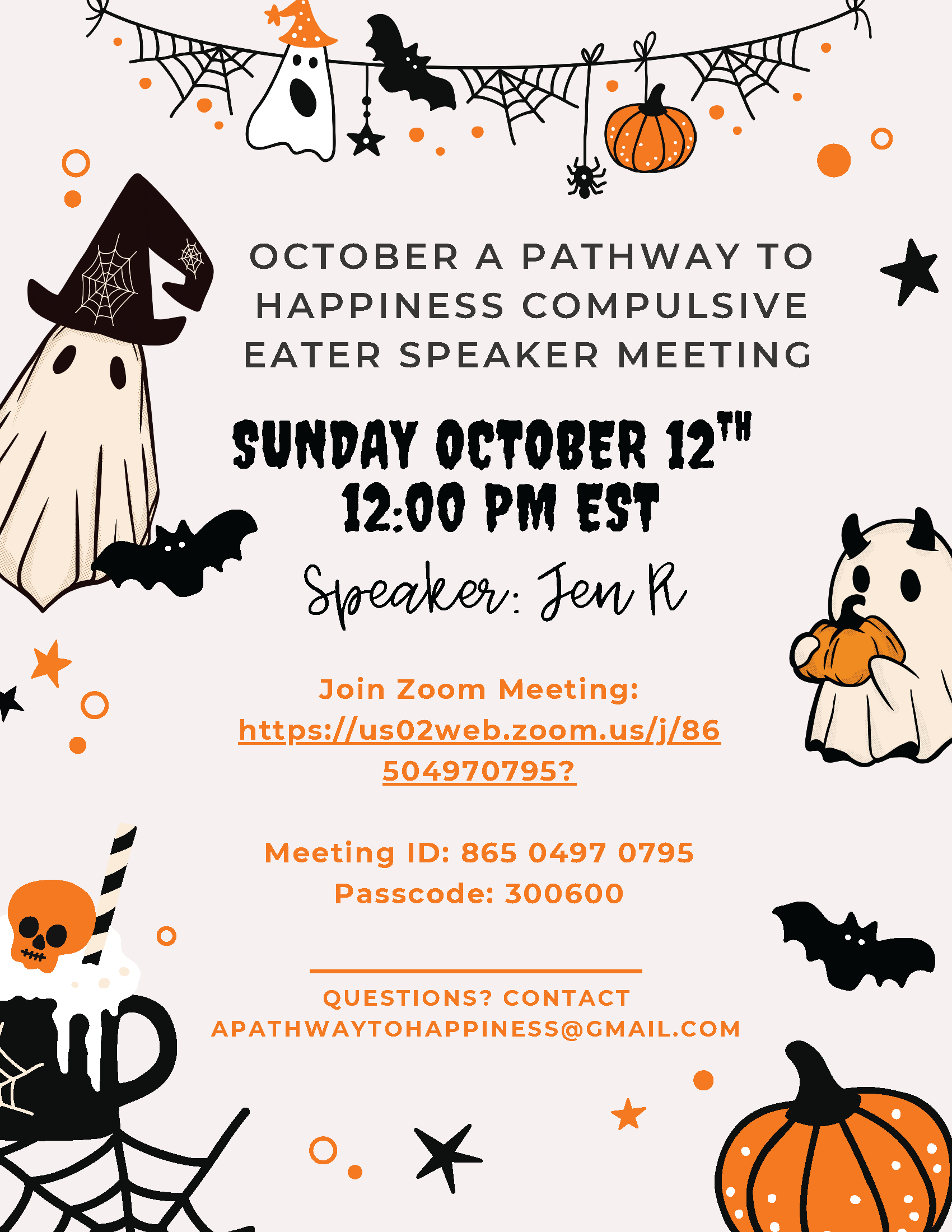 A Pathway to Happiness Speaker Meeting